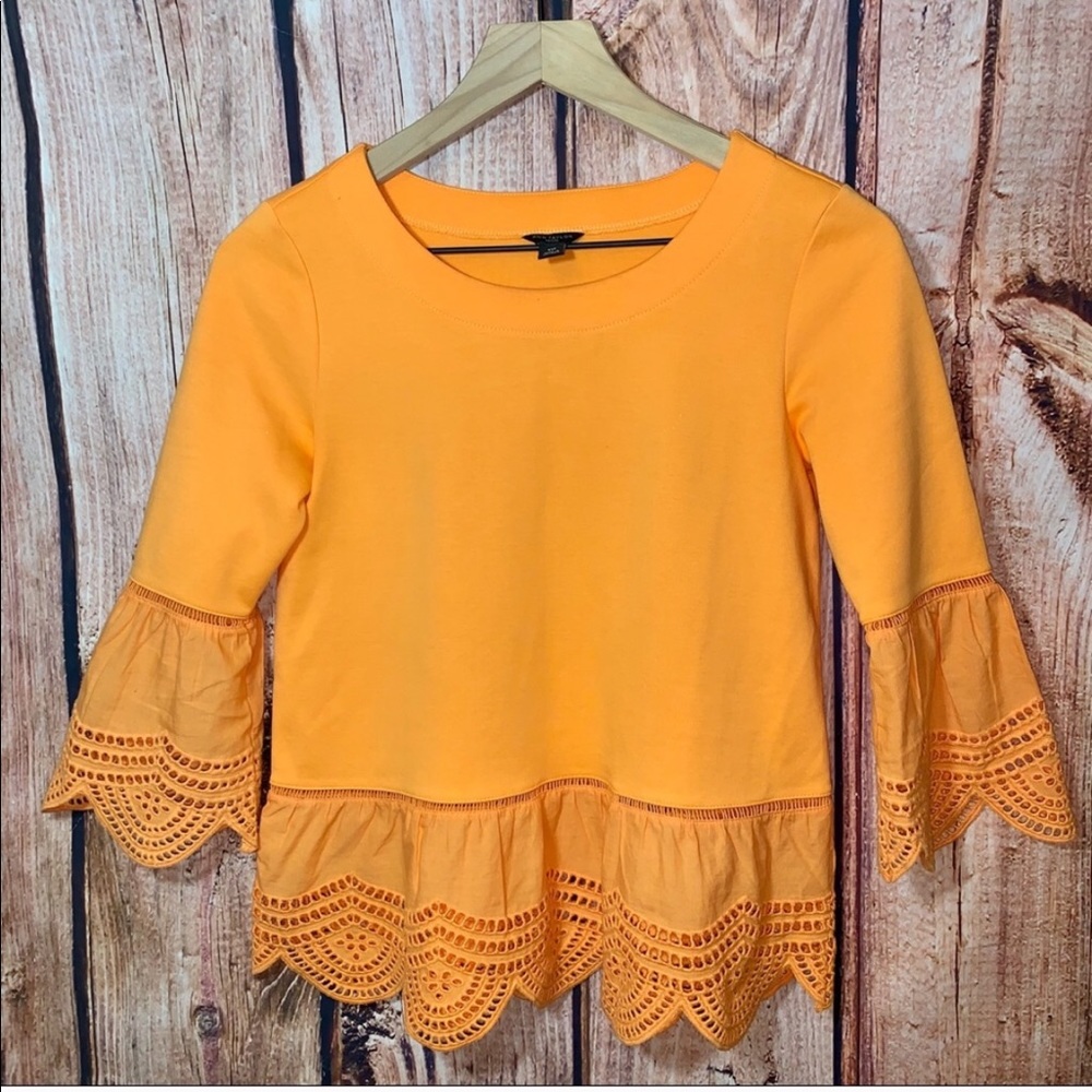 Ann Taylor | Lace Edge Blouse